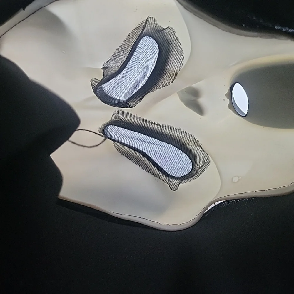 Vintage Scream Ghostface Mask Easter Unlimited (T) Stamp 9206s Glow in the Dark